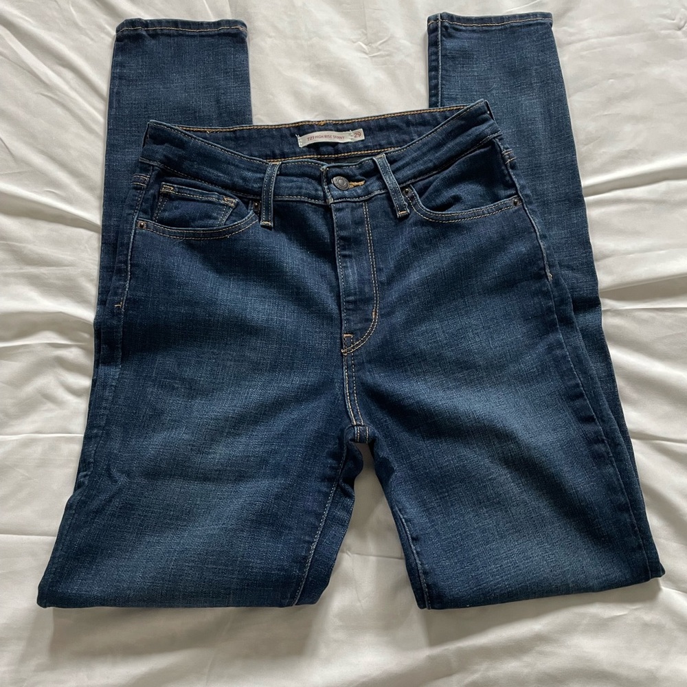 Levi’s 721 High Rise Skinny Blue Jeans